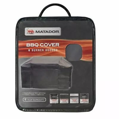 Matador XRepel Hooded BBQ Cover - 6 Burner For Matador Boss Conquest Titan • $149.95