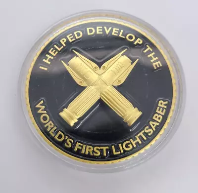 Hacksmith Industries Worlds First Lightsaber Coin Limited Rare Medallion • $17.99