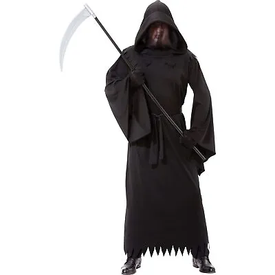 Amscan 997725 Adult Mens Phantom Of Darkness Grim Reaper Fancy Dress Halloween • £15.99