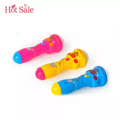 3X Flashlight Torch Finding Children Kids Toys Projector LED Light Game Party AU • $17.31