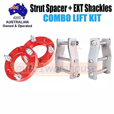 For Toyota Hilux GUN126 N80 HD 1  FRT + 2  Rear Strut Spacer Extended Shackles • $210