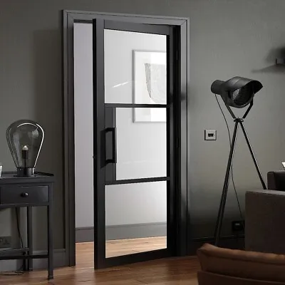 Crittal TriBeCa Black Glazed Glass Internal Door Contemporary *All Sizes   • £205