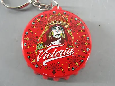 Victoria Beer Bottle Cap Opener Lot 50 Day Of The Dead Red Key Chain Charm New • $109.92