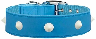 Zack & Zoey US2114 10 19 Glow Stud Collar For Dogs 10 To 12-Inch Blue • $10.43