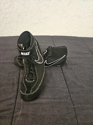 Nike Men's Speed Sweep VII Wrestling Shoes 366683-001 Black White Size 12 US • $25