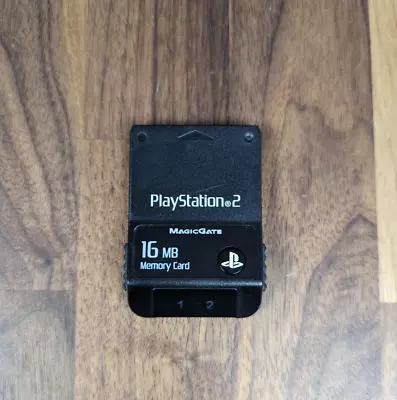 KATANA Black Playstation PS2 MagicGate KT2M-1601 16MB Memory Card TESTED • $28.49