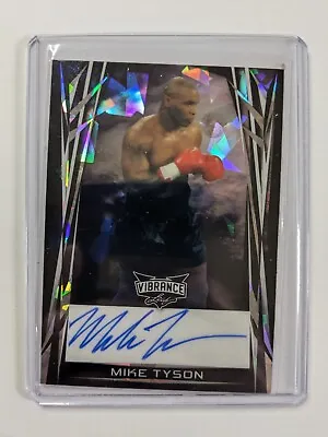 MIKE TYSON Auto 2024 LEAF MIDNIGHT VIBRANCE Whatnot Exclusive CRYSTAL 1/2 • $224.25