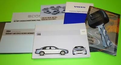 2004 VOLVO S80 OWNERS MANUAL SET 04 S 80 GUIDE +case 2.5T 2.9 T6 PREMIER • $49.99