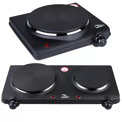 New Electric Hot Plate Portable Table Top Cooker Hob Single Double 1250W/2250W • £14.99