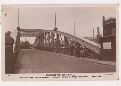 Manchester Ship Canal Barton Road Swing Bridge RP Postcard B595 • £5.28