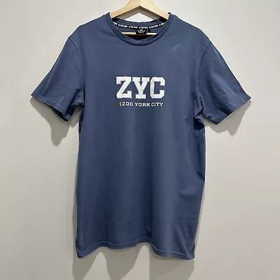 Zoo York T Shirt Men’s Medium Blue Short Sleeve Cotton VGC • £11.13