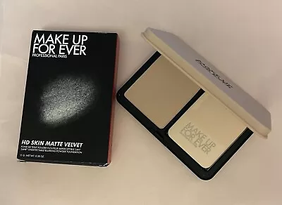 Make Up Forever HD Matte Velvet Skin Blurring Powder Foundation .38oz #1R02 • $31.95