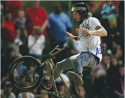 $49.99 • Buy MIKE AITKEN Signed 8 X 10 Photo BIKING X Games BMX FREE SHIPPING