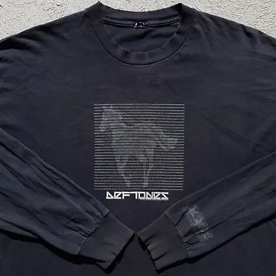 Vintage Deftones White Pony Long Sleeve Shirt 2000 Mens XL Black Music Band RARE • $399.95
