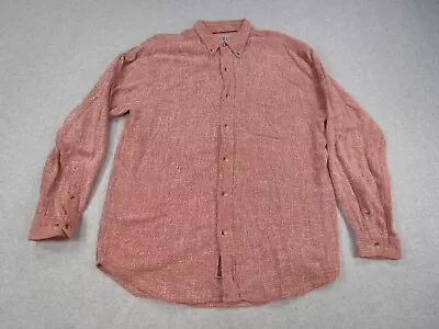 The Territoryt Ahead Shirt Mens Large Red Button Down Outdoors Camping Hiking • $15