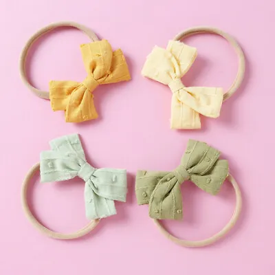$2.85 • Buy Girls Bows Hair Accessories Traceless Kids Hair Accessories Baby Bows Headband