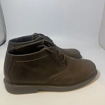 SAS Statesman Chukka Mens Size US 12 M Brown Leather Tripad Comfort Ankle Boots • $59.99