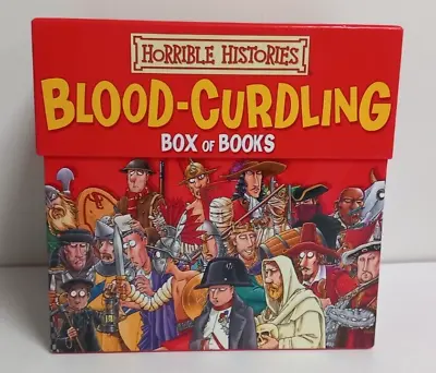 Horrible Histories Blood-Curdling Box Of Books Terry Deary 20 Paperback Books • £25