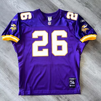 Authentic 2001 Robert Smith Minnesota Vikings Jersey 50 Reebok Helmet Tag • $225