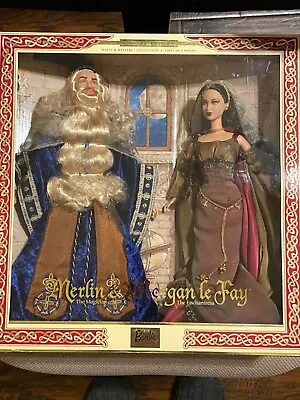 Barbie & Ken Merlin & Morgan Le Fay Dolls Magic & Mystery Collection NIB • $144.95