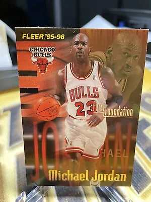 Fleer ‘95-96 Firm Foundation Michael Jordan #323 Chicago Bulls • $4