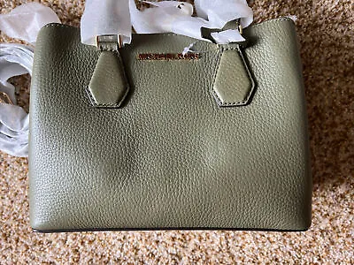 Michael Kors Camille Army Green Handbag Purse NWT • $99