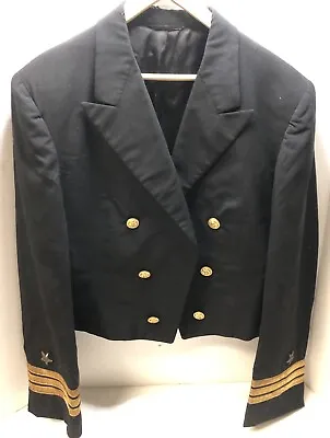 US Navy Commander Military Officer Dinner Dress Mess Black Jacket Post WW2? • $50