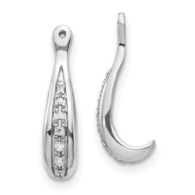 $251.45 • Buy 14K White Gold Diamond Earring Jackets