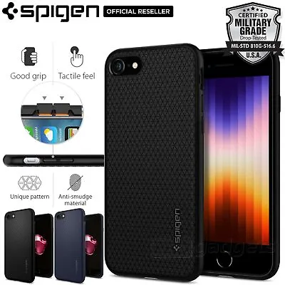 For IPhone SE 3 2022 2020 8 7 Plus Case SPIGEN Liquid Air Slim Soft TPU Cover • $17.99