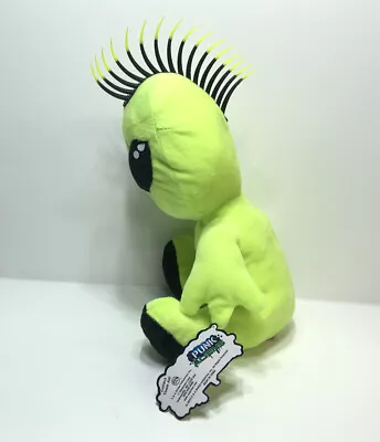 Spiked Hair Alien Mohawk Plush Stuffed Animal A&A Global Punk Aliens Green NWT • $26.99