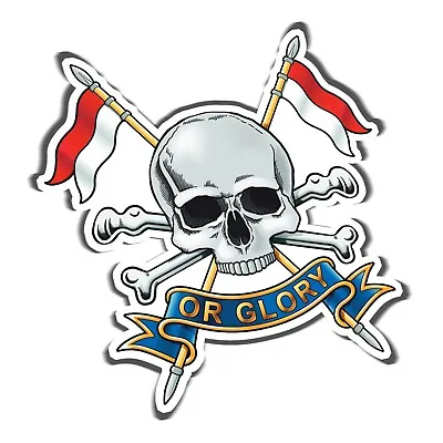 The Royal Lancers Sticker - British Army - Queen Elizabeths' Own • £2.49