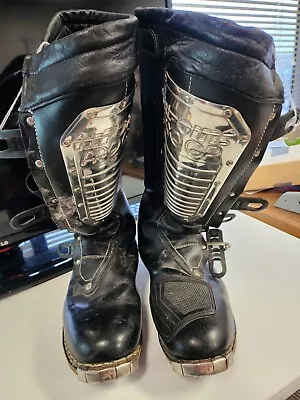 Vintage Alpinestars Hi-point Motocross Motorcycle Boots Size 16 • $250