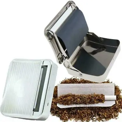 £2.97 • Buy Zig Zag TIN Automatic Cigarette Tobacco Rolling Machine Box - 