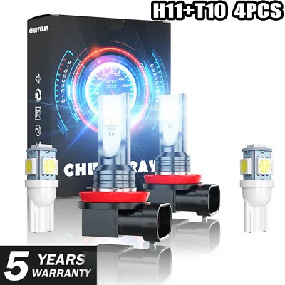 For Ducati 848 EVO 1098 1198 Multistrada 1200 LED Motorcycle Headlight Bulbs • $10.99