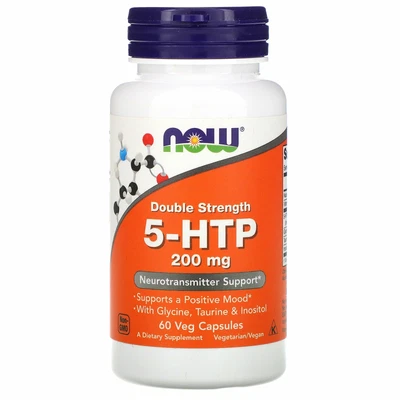 $41.95 • Buy Now Foods, 5-HTP, Double Strength, 200 Mg, 60 Veg Capsules