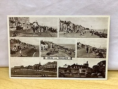 Deal And Walmer Kent Multiview Beach Victoria Parade Etc Valentine & Sons Ltd • £2.50
