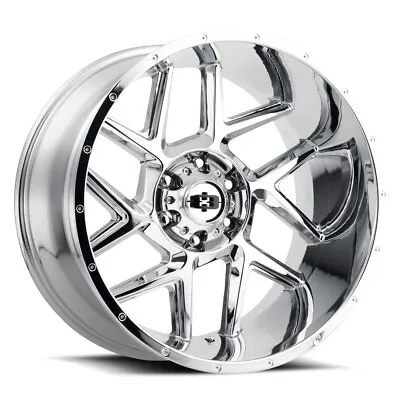 1 New Vision 20X9 5x5.5 5x139.7 12 Chrome Sliver Wheel/Rim • $325.01