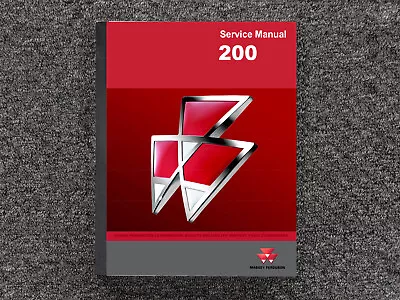 MASSEY FERGUSON CRAWLER LOADER 200 Repair Service Shop Manual • $279.30