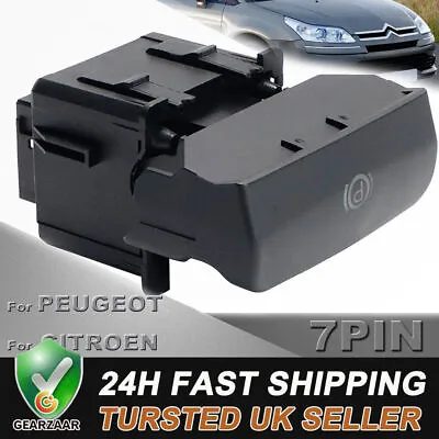 Electric Handbrake Switch 470706 For Peugeot 3008 5008 Citroen C4 Picasso DS4 • £11.88