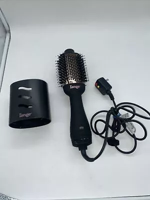 L’ange 2 In 1 Volumizing Brush Hair Dryer AB313 3” Black Lange EUC Rose Gold • $34.99