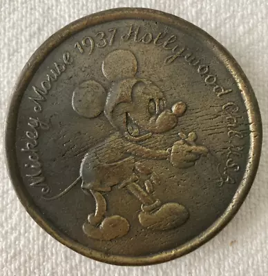 Vintage Mickey Mouse 1937 Hollywood Belt Buckle • $25