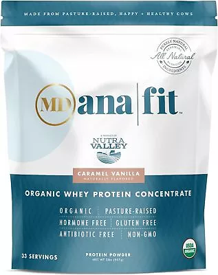 Organic Whey Concentrate Protein Powder Pasture Raised All 2 Pound Bag  • $47.99