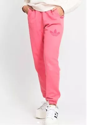 Women's Adidas Originals Pink Trefoil Joggers Pants -S M L  CLEARANCE • £19.99