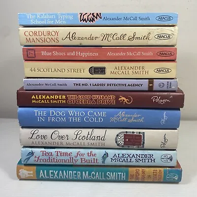 10 Lot Alexander McCall Smith- Corduroy Mansions Blue Shoes And Happiness+8 • $42.46