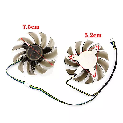 For MSI N670GTX Hawk N660 N660Ti OC Hawk N650Ti Hawk Graphics Card Cooling Fan • $19.05