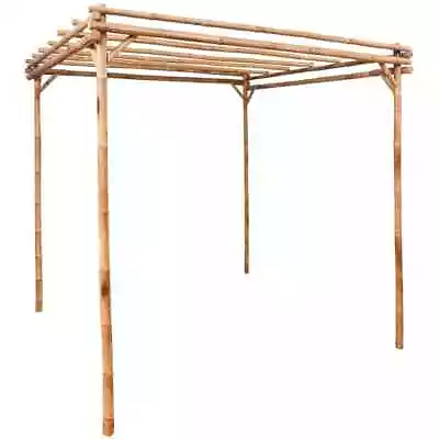 Pergola Bamboo Outdoor Garden Lean-to Planters Entranceway VidaXL • £145.99