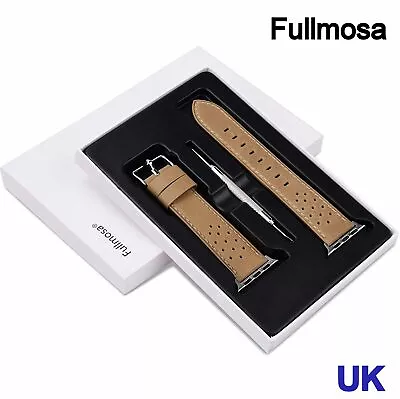 $33.11 • Buy Fullmosa 38mm Apple Watch LEATHER Band For IWatch Series 3 2 1 Hermes & Nike+