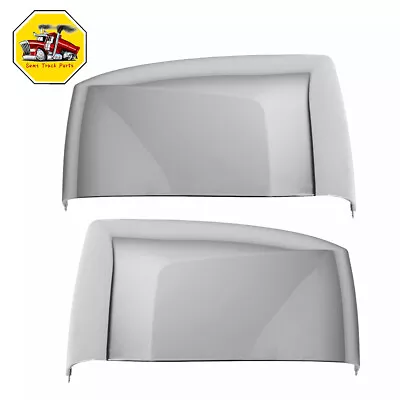 Fit For Volvo VNL Pair Hood Mirror Cover Chrome Left And Right Side SET • $46.99