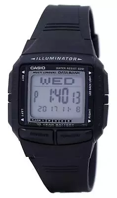 Casio Illuminator Multi-lingual Databank Dual Time Digital DB-36-1AV Mens Watch • $69.18
