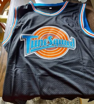 Michael Jordan Space Jam Tune Squad Jersey Size XL (black) • $21.50